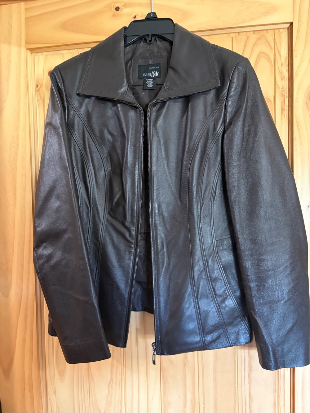 East 5th Brown Leather Jacket
